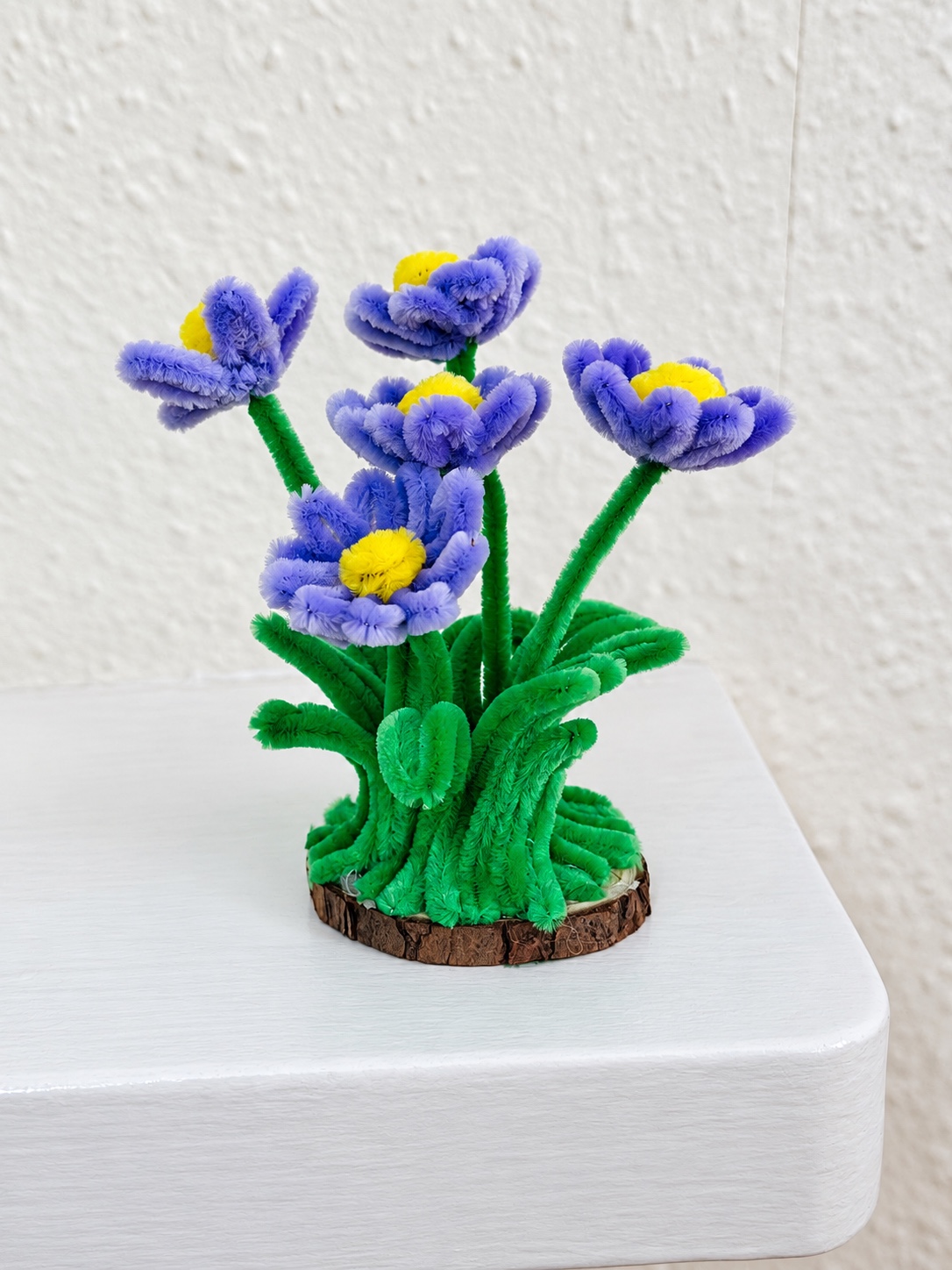 Purple flower garden — handcrafted flower arrangement